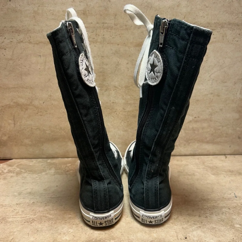 Converse Chuck Taylor All Star XX-Hi Knee High Black Canvas‎ Junior 12 614985F
